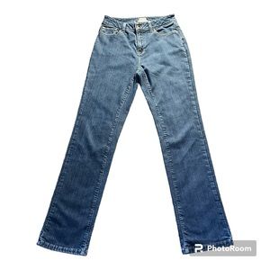 L.L. Bean Ladies Straight Leg Jeans, Fleece Lined, Sz. 6